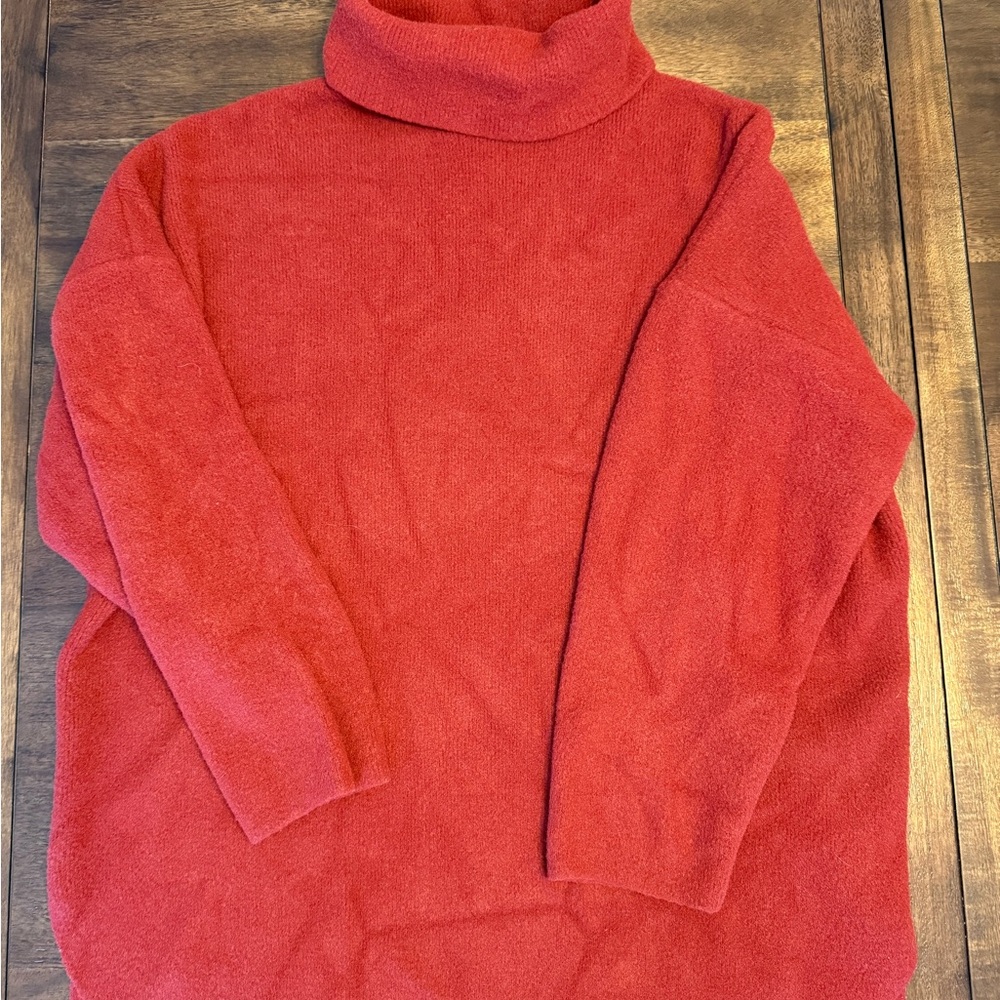 Cozy Burgundy Wine Color Abercrombie & Fitch Sweater Size Large